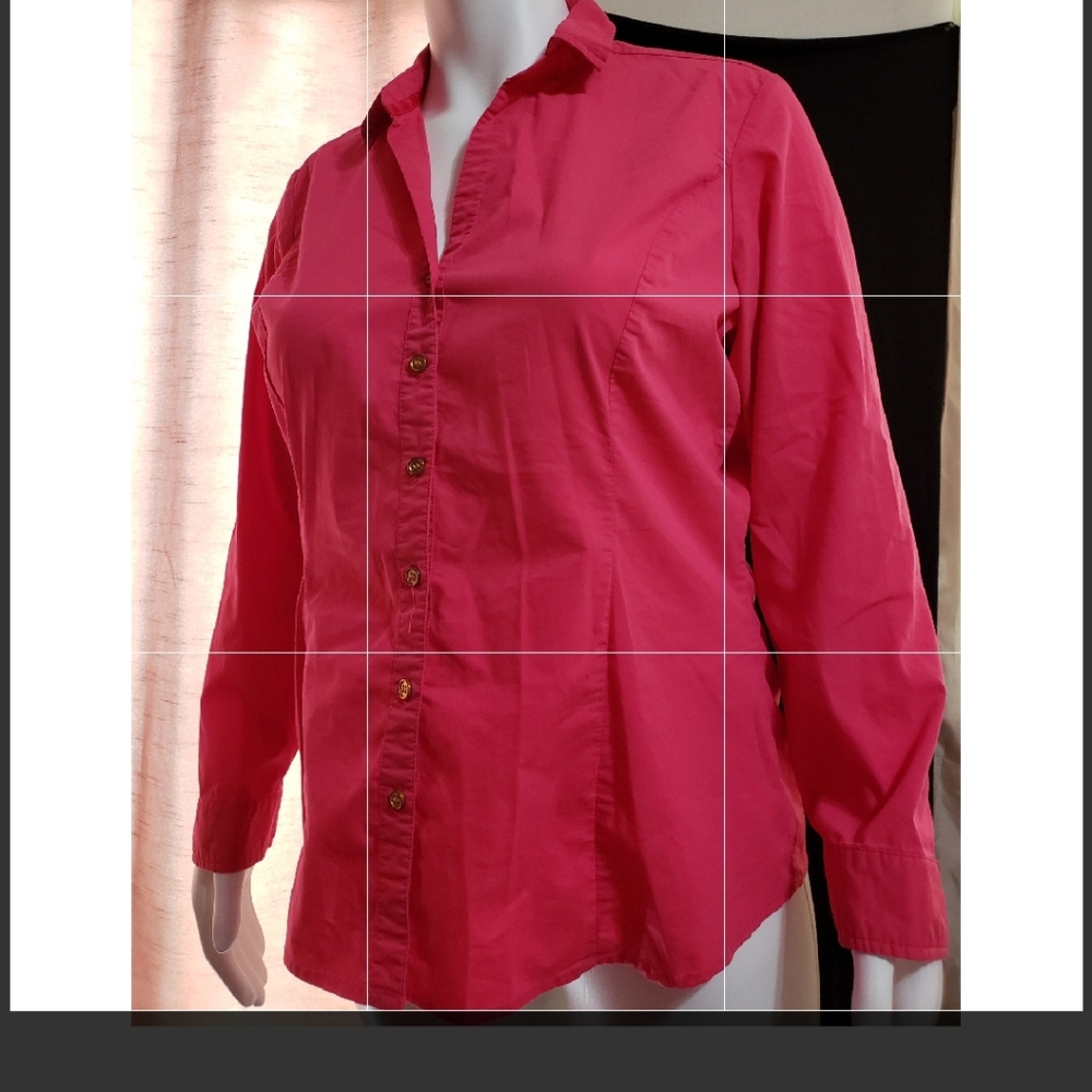 Ashley Stewart Button Down Blouse 16